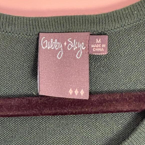 NWT Gabby Skye Hunter Green Textured Knit Dress Medium NEW - Picture 3 of 9